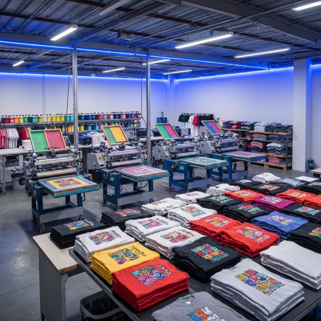 Prosper T-Shirt Printing Facility